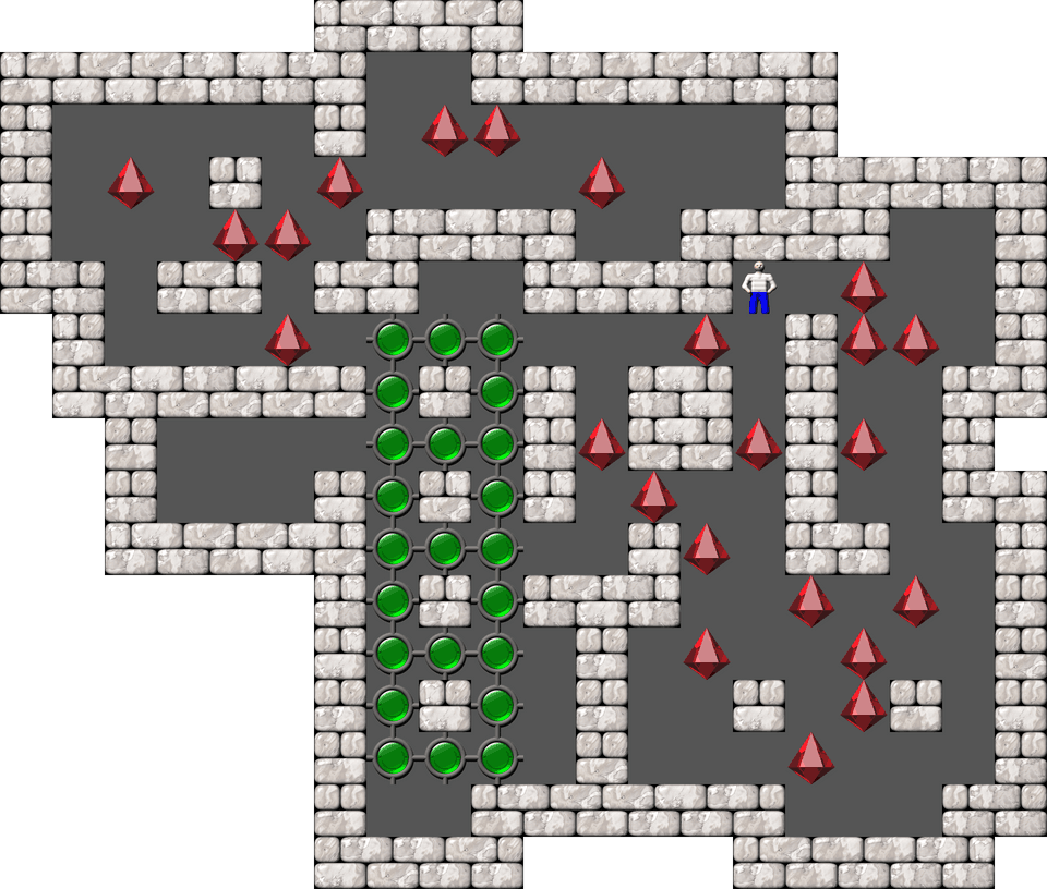 Sokoban Sonic 2 level 16